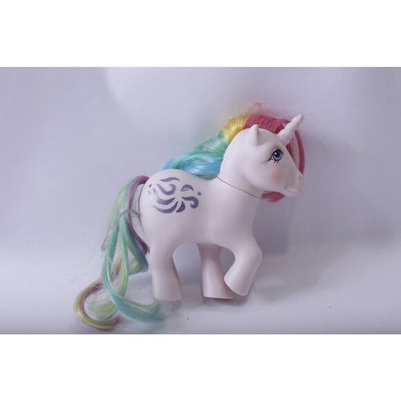 My Little Pony, Windy, PVC Figure, Light Purple Unicorn with Rainbow Hair, 1983, - Picture 1 of 3